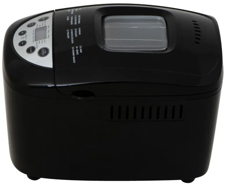 Masina de facut paine Mesko MS 6022, 1/1.5 kg, 850 W, 15 programe, Afisaj LCD, Agitator dublu, Cos mobil, Negru
