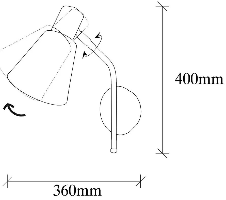 Aplică de perete aurie ø 15 cm Kem – Opviq lights