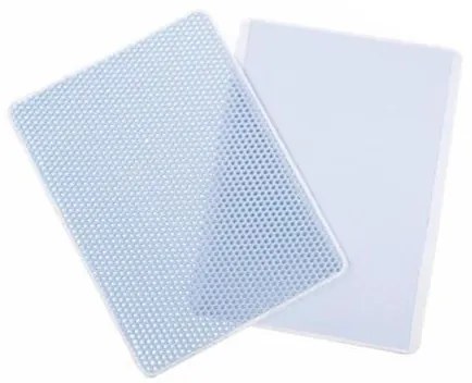 Covor pentru colectarea granulelor de nisip, pentru pisici, 45x60 cm, albastru, Springos