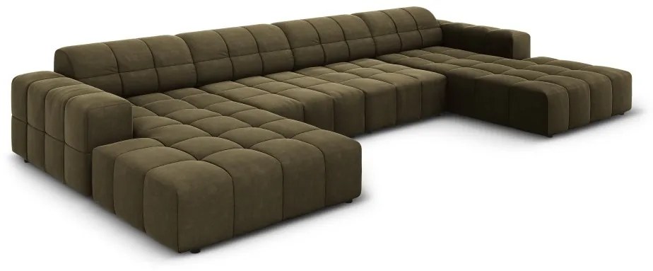 Coltar 6 locuri Chicago catifea L364 cm