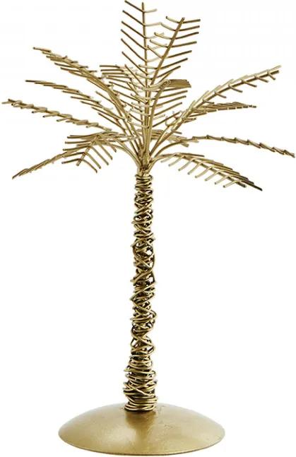 Decoratiune aurie din fier 22 cm Palm Madam Stoltz