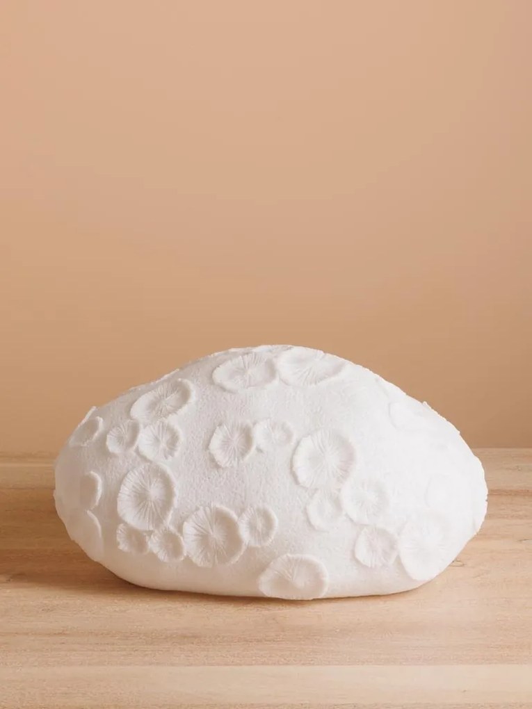 Lampa de masa, din pulbere de piatra si rasina, Coral