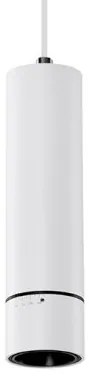 Pendul modern minimalist cu spot LED reglabil GALILEO 1 alb