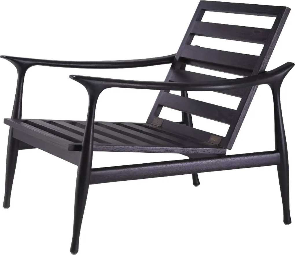 Fotoliu elegant design LUX Manzo negru / bouclé grey