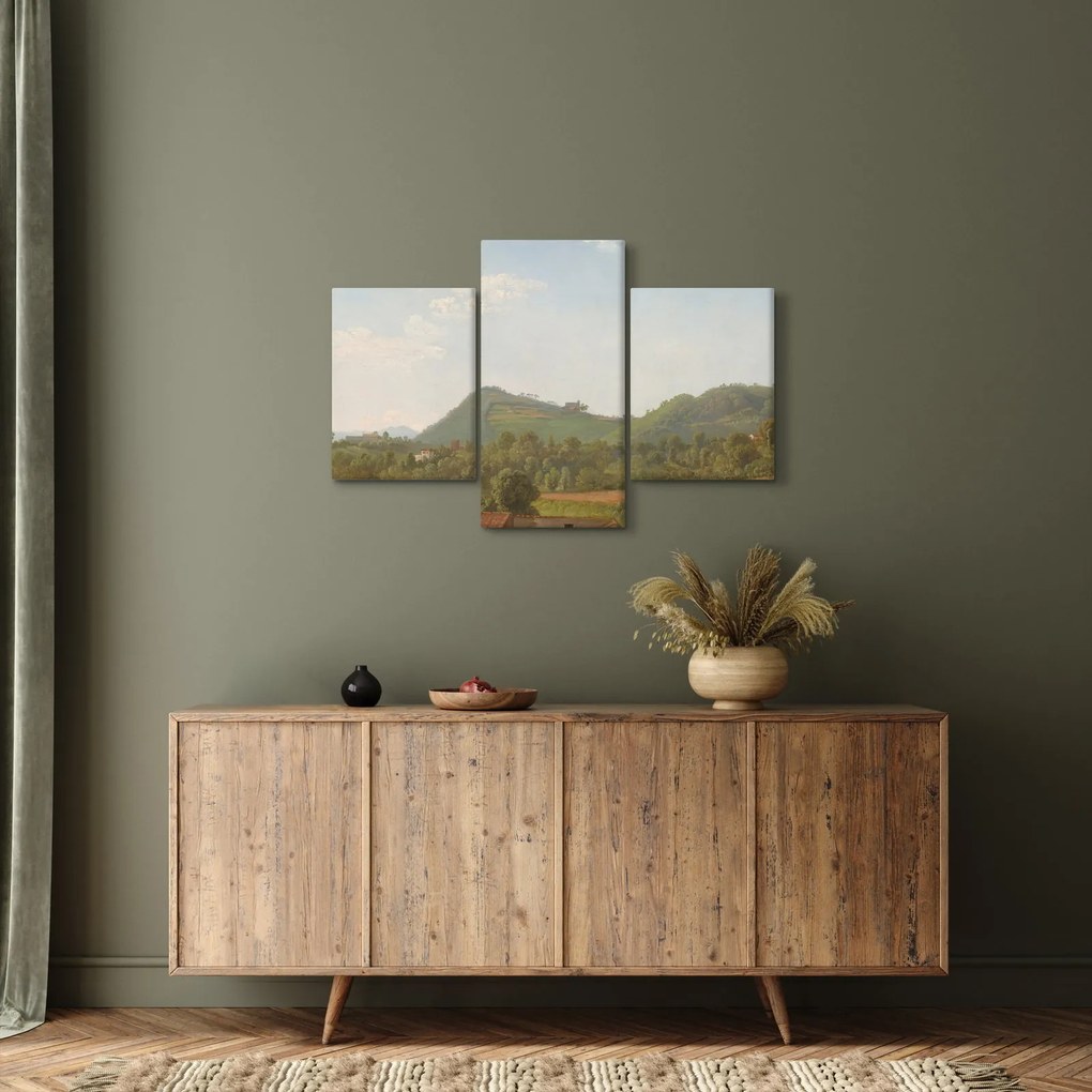 Tablou - Simon Denis, View Near Naples, reproducere (90x60 cm)