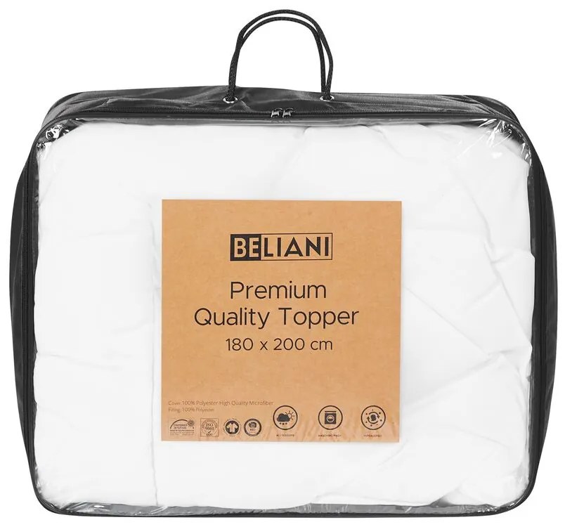 Husă pentru saltea 200x180 cm Yenego (alb). 1011146