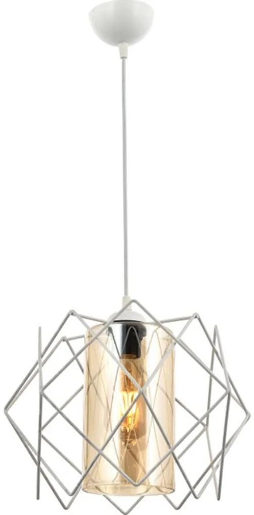 Lustra Yok, 44471, Squid Lighting, 60x15x13 cm, 60W, alb/galben