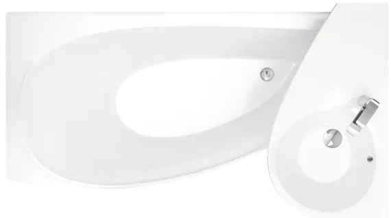 Ravak XJ1L1100000 - Lavoar suspendat AVOCADO 85x45 cm marmură turnată/alb