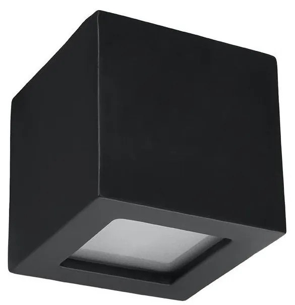 Sollux SL.0872 - Aplica de perete LEO 1xE27/60W/230V negru
