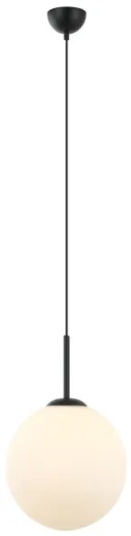 Lustră pe cablu DEORE 1xE27/40W/230V 123 cm negru ITALUX PND-5578-1L-BK