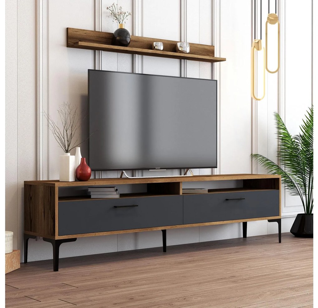 Mobilier living Irma (nuc + antracit). 1088660