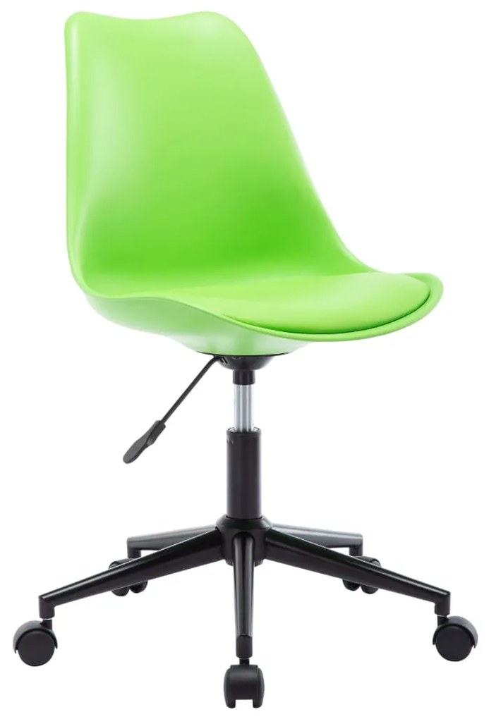 246781 vidaXL Scaune de bucătărie pivotante, 2 buc. verde, piele artificială