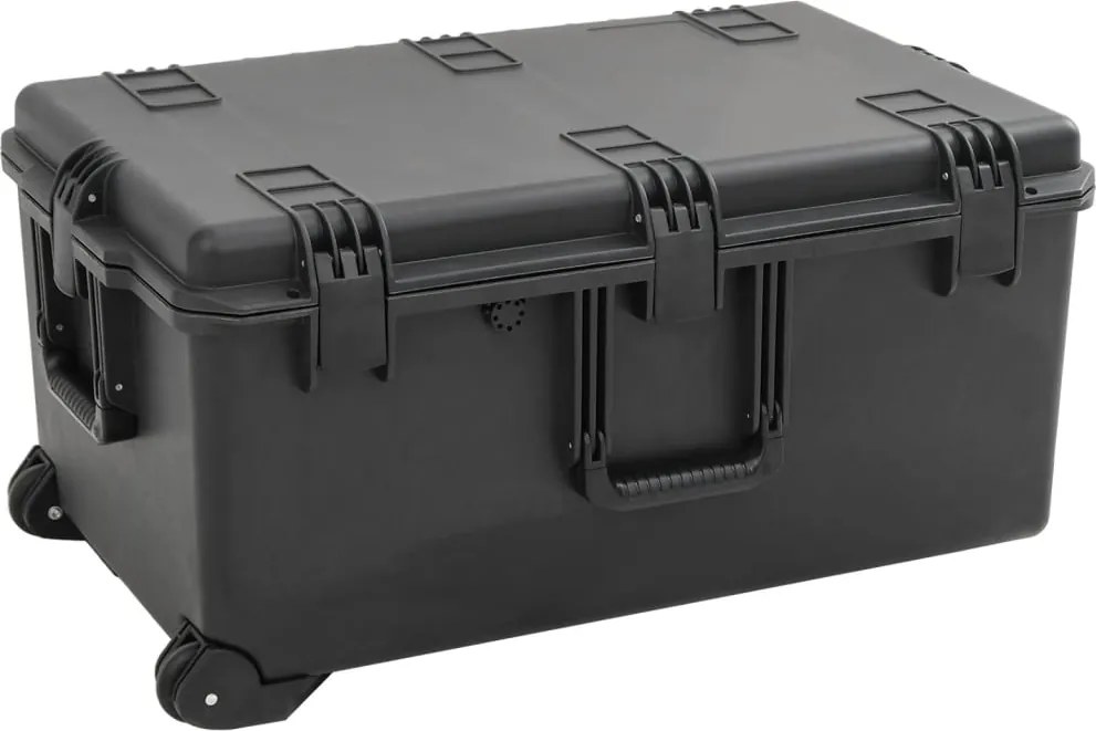 vidaXL Carcasă de transport portabilă, negru, 79,5x52x39 cm, PP