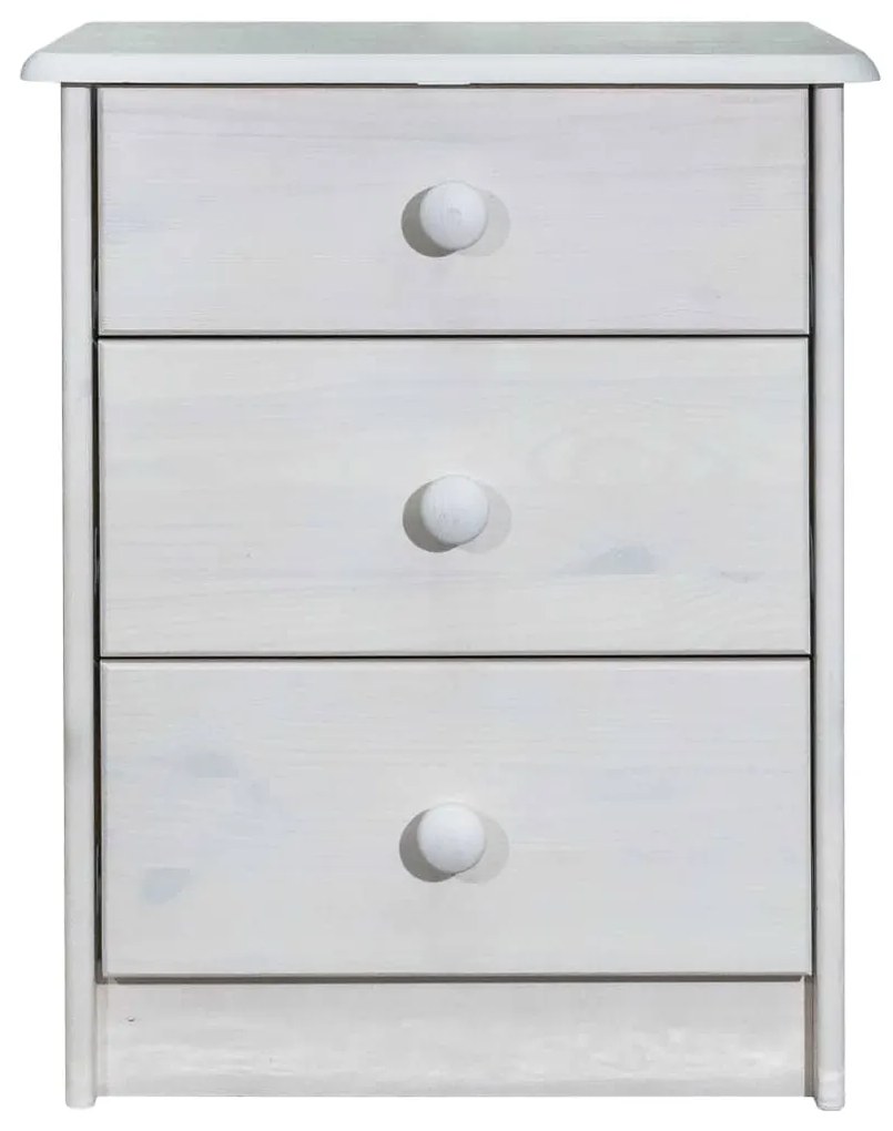 325537 vidaXL Comodă cu sertare, 43x34x53 cm, lemn masiv de pin