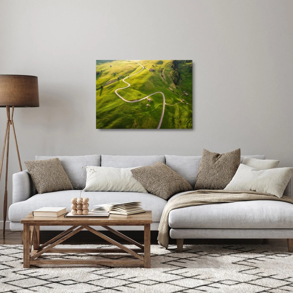 Tablou pe sticlă - Platoul Meadow (70x50 cm)