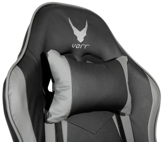 Scaun pentru jocuri video VARR Zolder negru/gri
