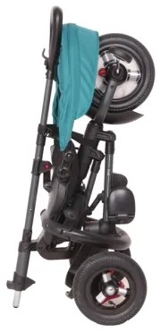 Tricicletă pentru copii 3 în 1 QPlay RITO AIR turcoaz
