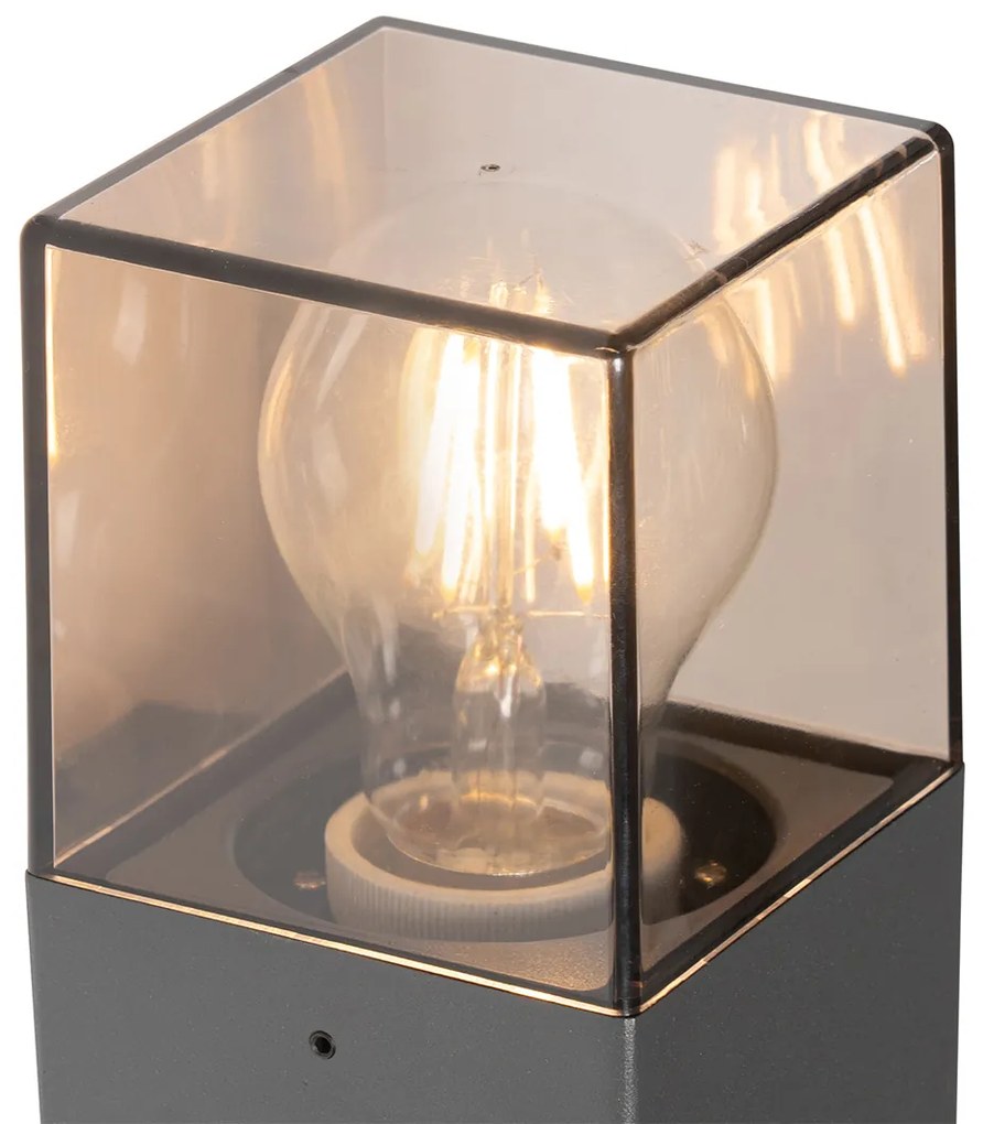 Lampă de perete exterioară gri închis cu senzor de mișcare IP44 - Denmark