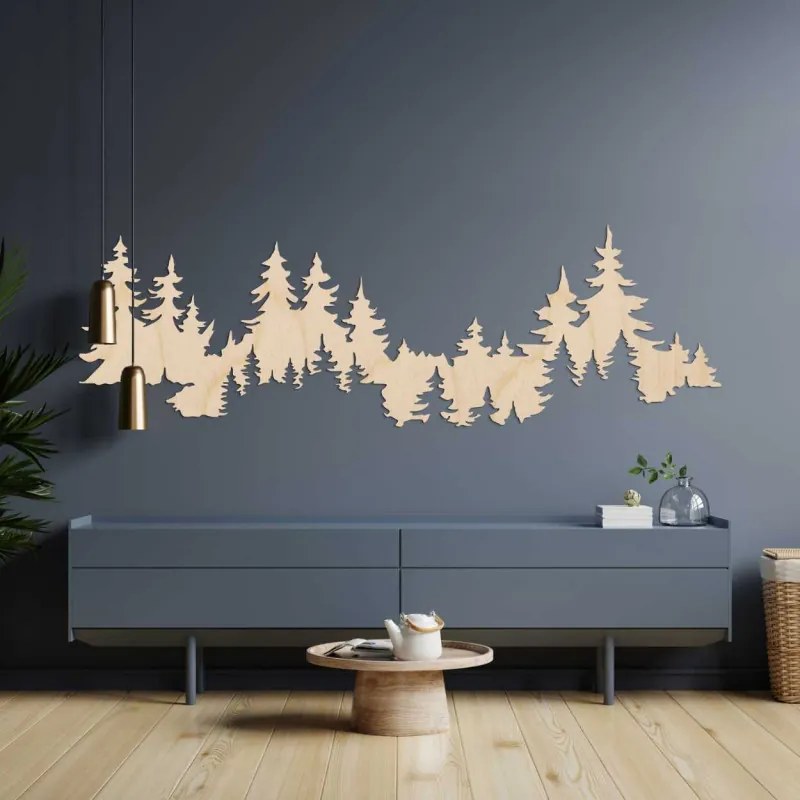 SENTOP | Pictură murală modernă cu pădure | MOARKO