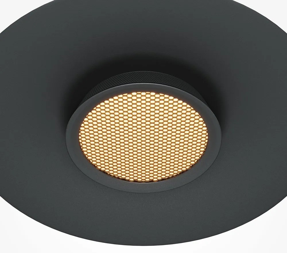 Lustra/Pendul LED design modern El 35cm negru/auriu