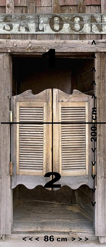 Fototapeta pentru usa SALOON 86x200 cm
