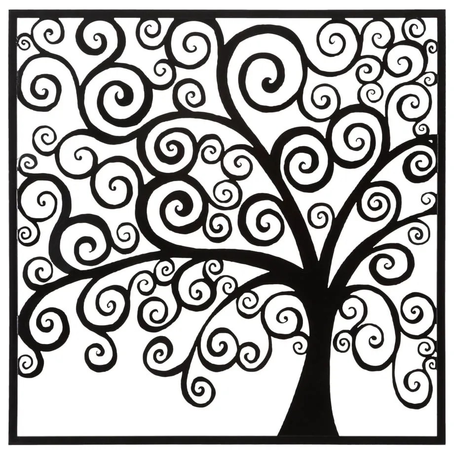 Decorațiune de perete din metal 100x100 cm Three Plus – Mauro Ferretti