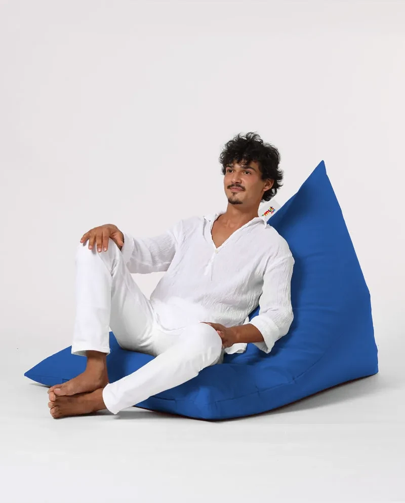 Fotoliu puf pentru grădină Pyramid Big Bed Pouf - Blue