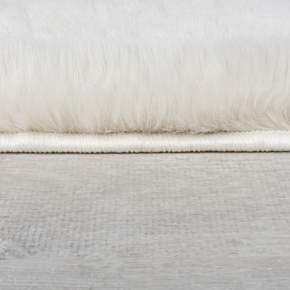 Blană albă sintetică 160x230 cm Ivy Luxury Fur – Flair Rugs