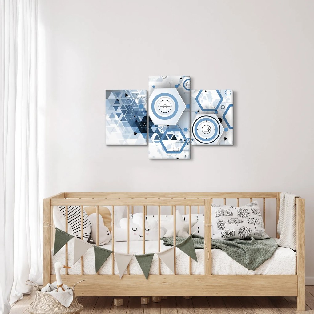 Tablou - Abstract geometric (90x60 cm)