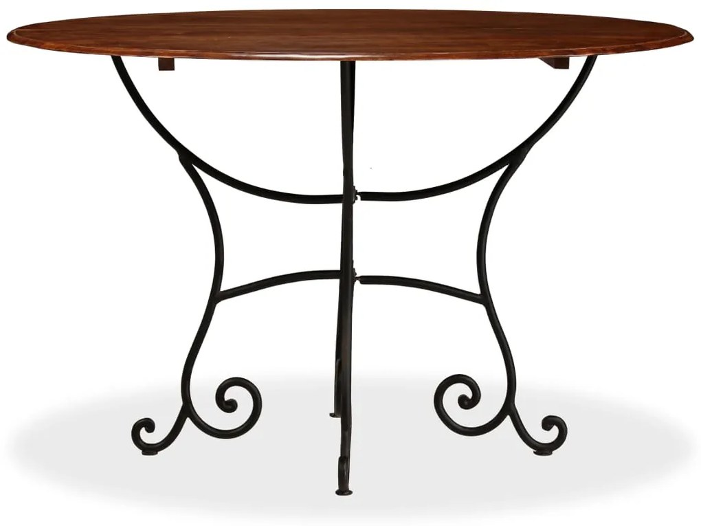 245642 vidaXL Masă bucătărie, lemn masiv acacia cu finisaj tip miere 120x76cm
