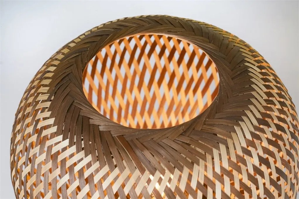 Lampa de Masa Eco, Bambus, Barbados natural/brown