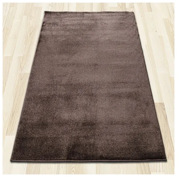 Traversa Hermes model unicolor maro inchis 4047-311 Selectează lătime: 100 X