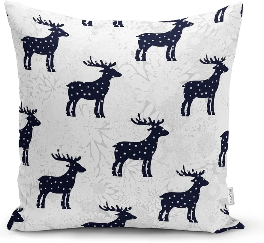 Față de pernă din material textil 43x43 cm cu model de Crăciun – Mila Home