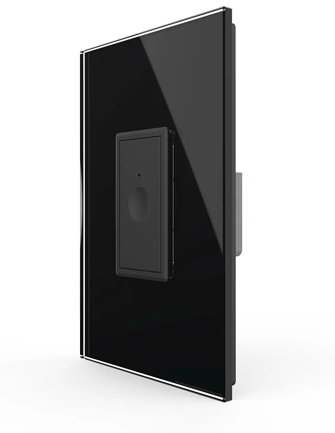 Intrerupator Simplu cu Touch Livolo cu Rama Din Sticla 1M, Zigbee EC