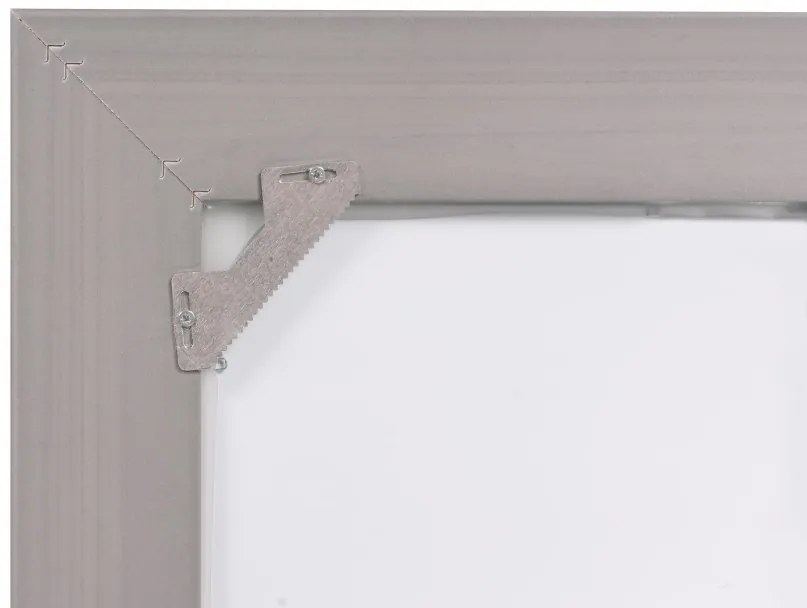 Oglinda dreptunghiulara cu rama din polistiren champagne Scott, 45,5cm (L) x 36,5cm (L) x 5,2cm (H)