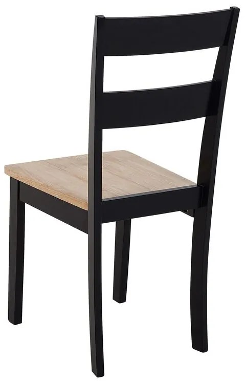 Set 2 buc. scaune pentru sufragerie Georgi (negru). 1010070