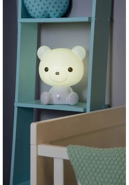 Lucide 71590/03/31 - LED Veioză de noapte copii DODO LED/3W/230V ursuleț alb