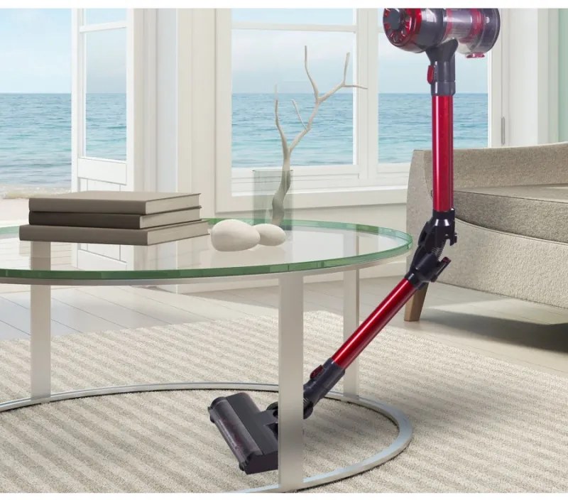 Aspirator reincarcabil cu tub pliabil Beper P202ASP100, 120 W, 2200mAh baterie lithium 22,2V, autonomie 35 min