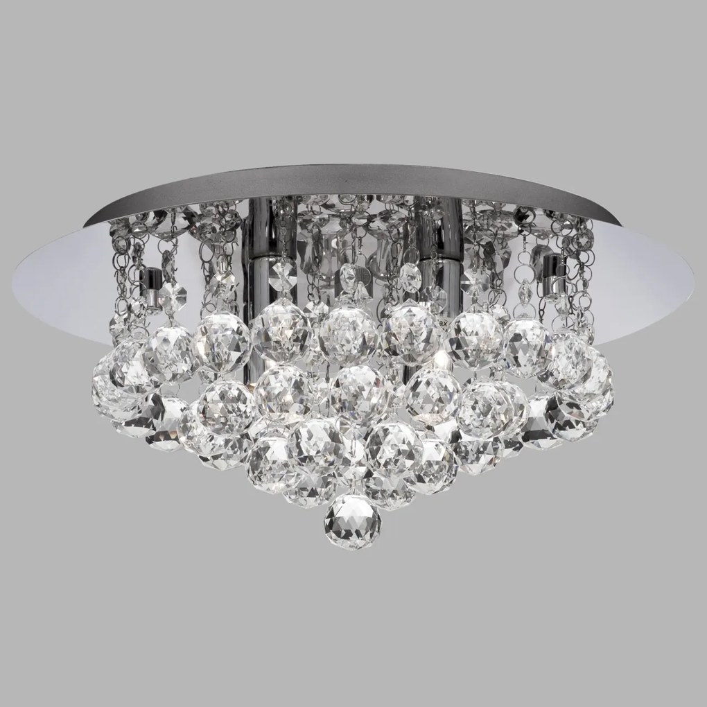 Lustra eleganta design modern Hanna crom 4L 3404-4CC SRT