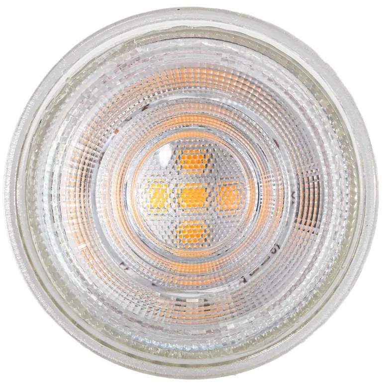 Set de 5 becuri LED GU10 50mm clare 4.5W 360 lm 2700K