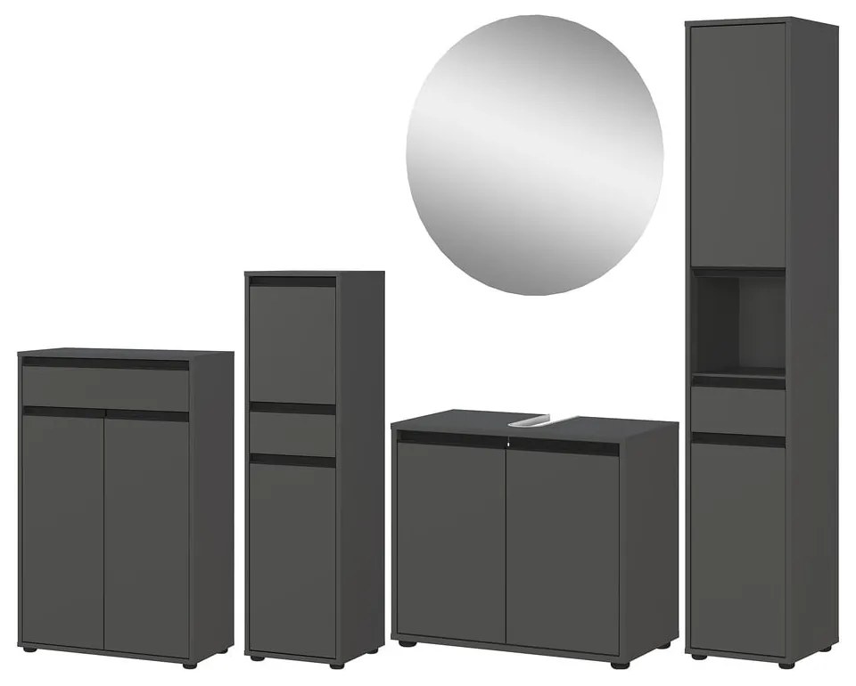 Set mobilă de baie gri antracit Lemont – Germania