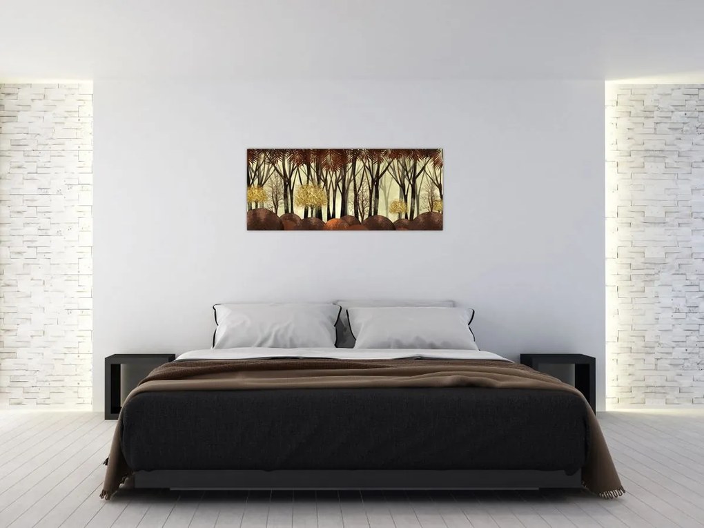 Tablou - Pădure decorativă (120x50 cm)