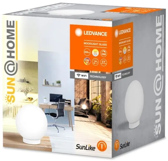 Lampă LED dimabilă SUN@HOME LED/8,5W/230V 2200-5000K CRI 95 Wi-Fi Ledvance