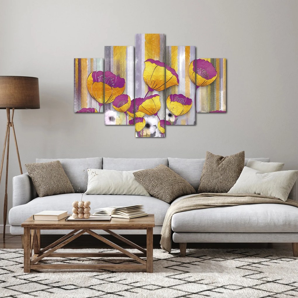 Tablou - Ilustrațir cu flori (150x105 cm)