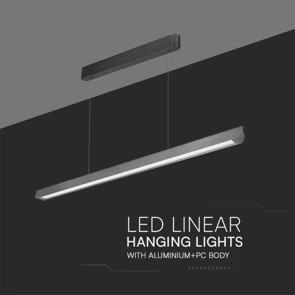 Lustră LED pe cablu LED/36W/230V 3000/4000/6400K antracit
