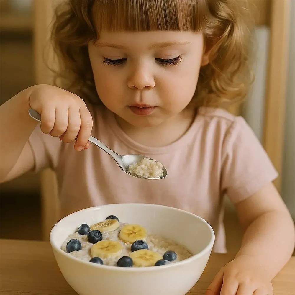 Tacâmuri pentru copii argintiu din oțel inoxidabil 3 buc. – Orion