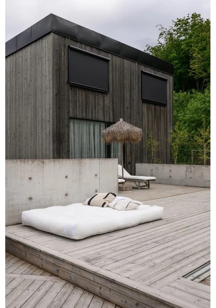 Canapea extensibilă adecvată pentru exterior Karup Design Design OUT™ Hippo White, alb