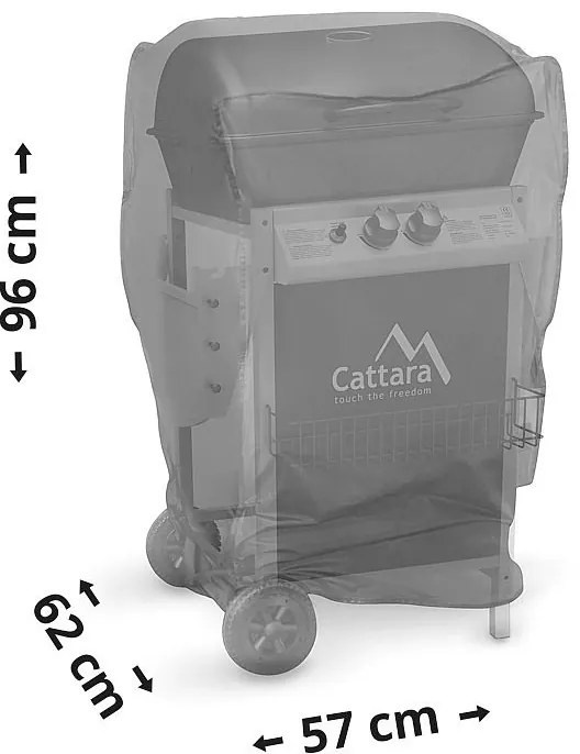 Husă pentru grătar pe gaz, 96 cm