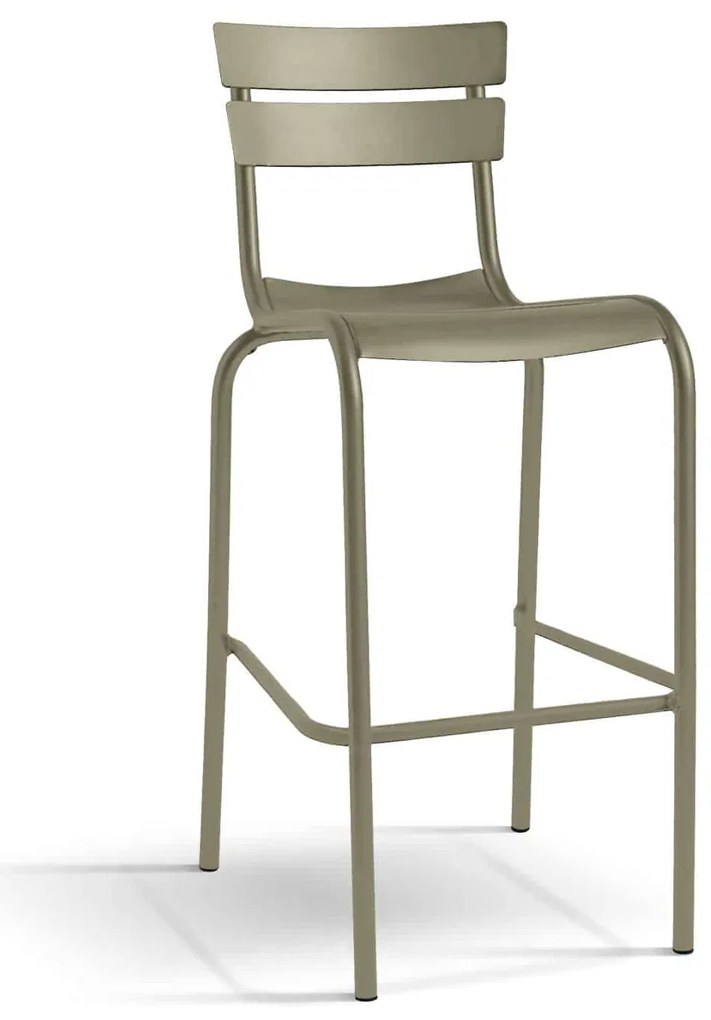 SCAUN BAR ALUMINIU -HORECA- - BEJ