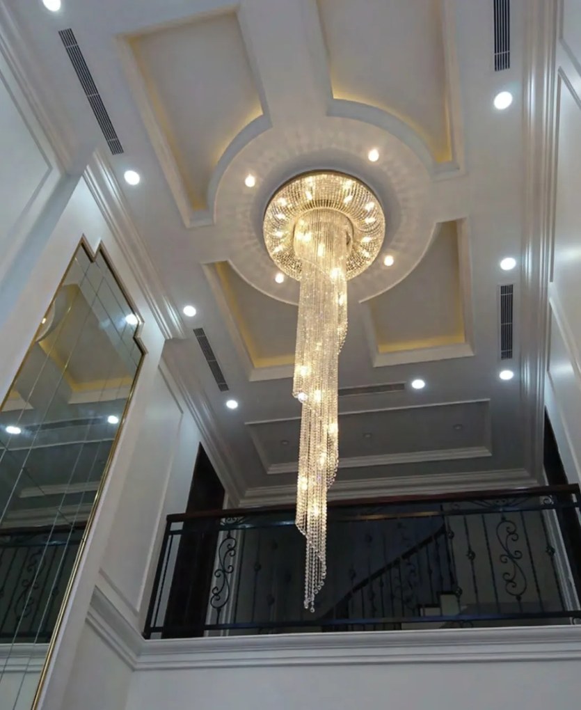 Lustra XXL Cristal Bohemia Exclusive diam.100cm SPIRAL COLUMN CE